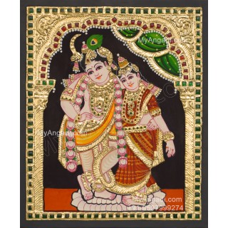 Radha Krishna Tanjore Paintings