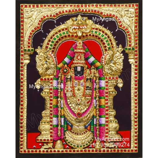 Balaji 3d Tanjore Painting