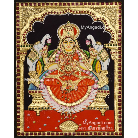 Gajalakshmi Tanjore Paintings