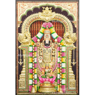 3d Balaji Lakshmi Tanjore Painting