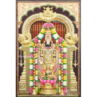 3d Balaji Lakshmi Tanjore Painting