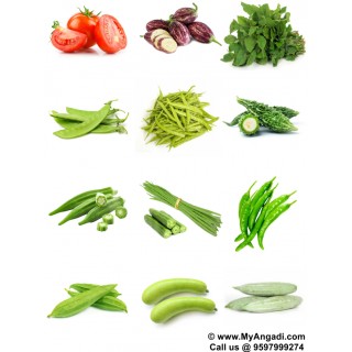 Vegetable Seeds - 12 Varieties - Basic Combo