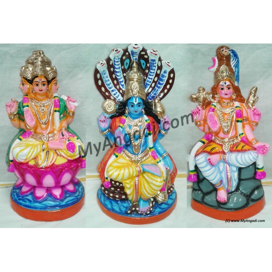 Brahma Vishnu Sivan Golu Dolls Brahma Vishnu Sivan Golu Dolls