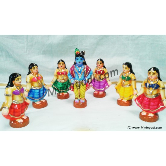 Gopiar Dance Small Golu Dolls Gopiar Dance Small Golu Dolls