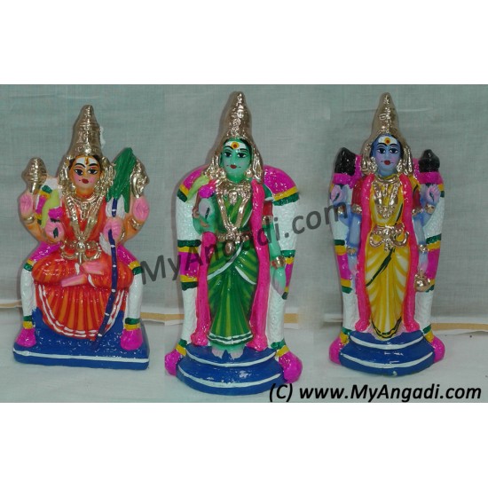 Kamatchi Meenatchi Visalakshi Golu Dolls Kamatchi Meenatchi Visalakshi Golu Dolls