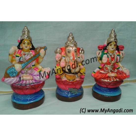 Lakshmi Saraswath Ganesha Golu Dolls Lakshmi Saraswath Ganesha Golu Dolls