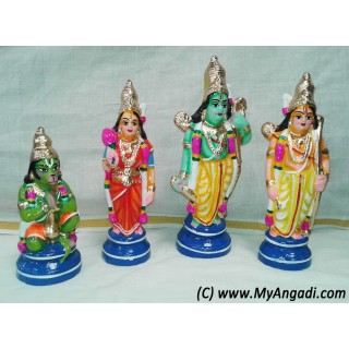 Ramar Set Small Golu Doll