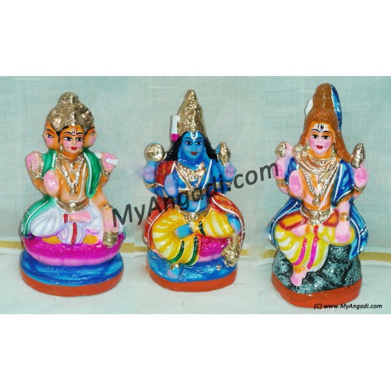 Shivan Brahma Vishnu Golu Dolls Shivan Brahma Vishnu Golu Dolls