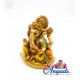 Ganesha Four Handed Resting Statue