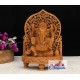 Ganesha Sitting - Wooden Statue