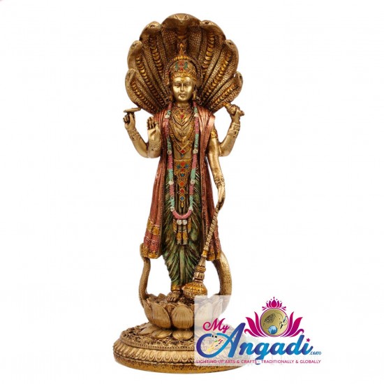 Lord Vishnu Metal Statue