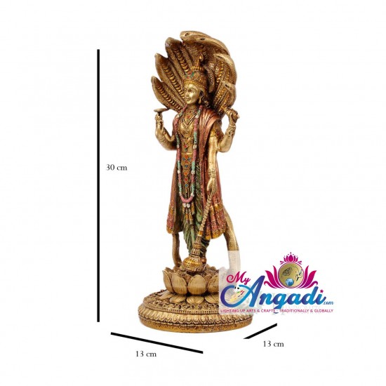 Lord Vishnu Metal Statue