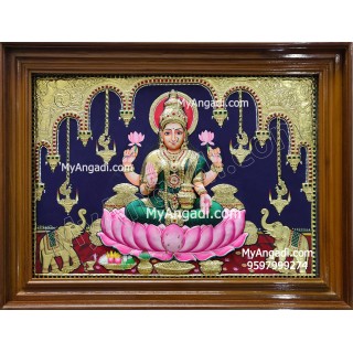 Lakshmi Devi 3D Tanjore Painting