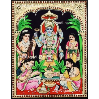 Sathya Narayana Tanjore Painting