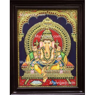 Ganesha Tanjore Painting