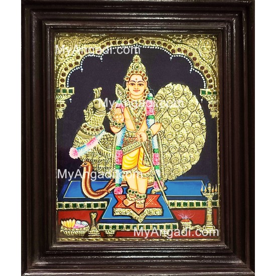 Murugan Tanjore Painting Murugan Tanjore Painting