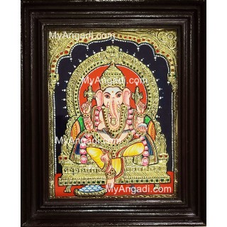 Ganesha Tanjore Painting