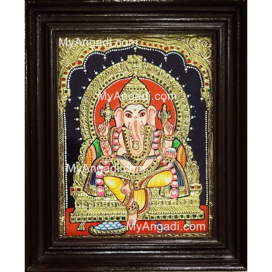 Ganesha Tanjore Painting Ganesha Tanjore Painting