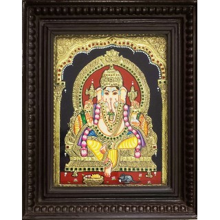 Ganesha Tanjore Painting