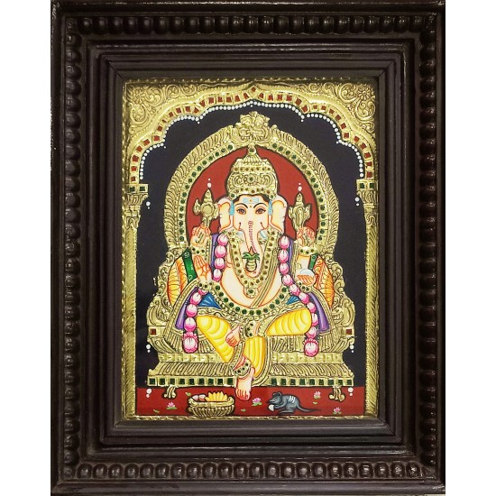 Ganesha Tanjore Painting Ganesha Tanjore Painting