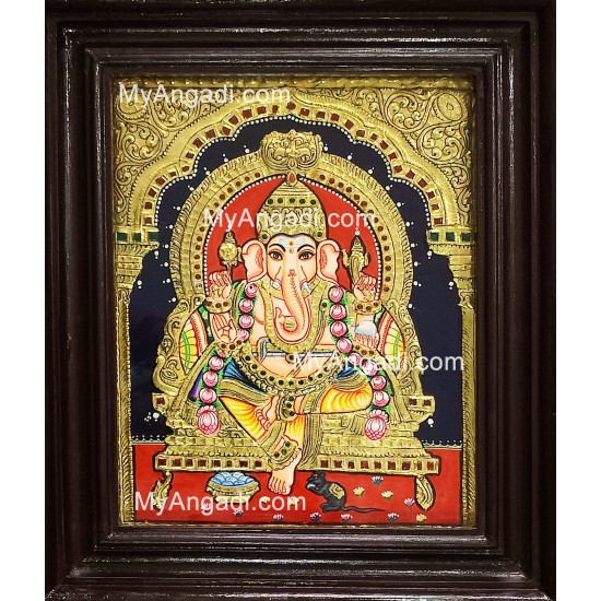 Ganesha Tanjore Painting Ganesha Tanjore Painting