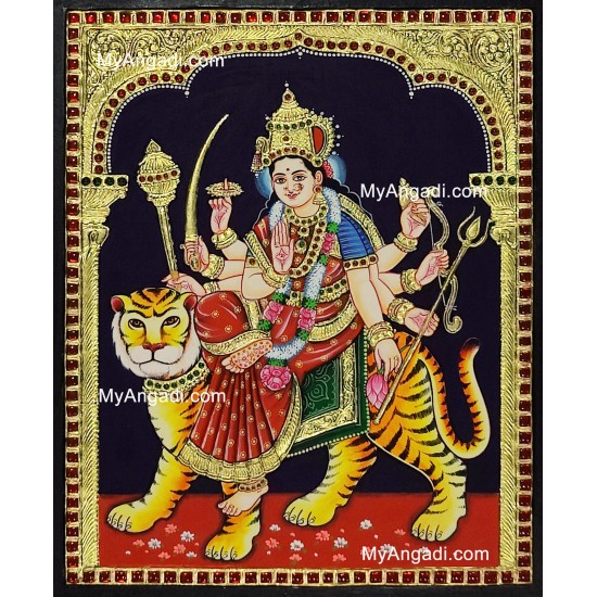 Durgai Tanjore Painting