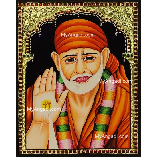 Sai Baba Tanjore Painting Sai Baba Tanjore Painting
