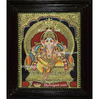 Ganesha Tanjore Painting