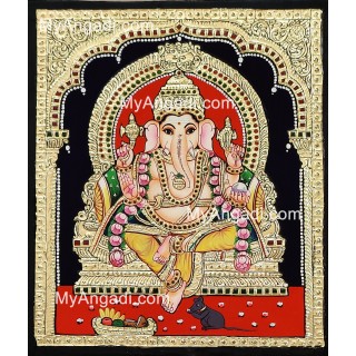 Ganesh Tanjore Painting