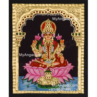 Lakshmi Devi Tanjore Paintings