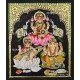 Ganesha Lakshmi Saraswathi Tanjore Painting