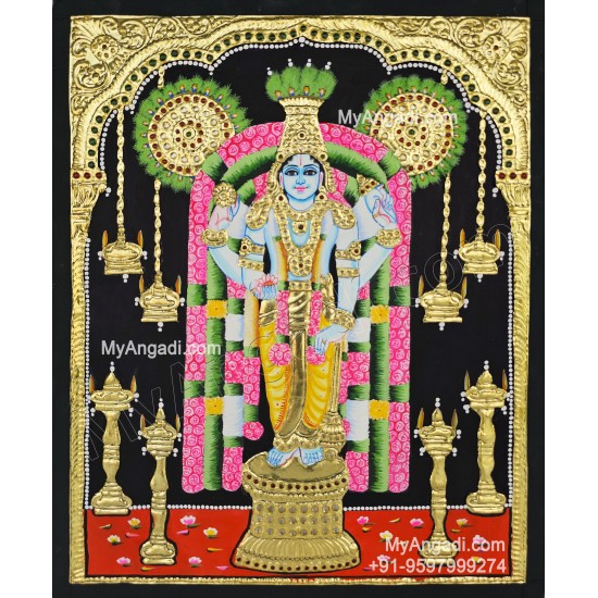 Guruvayurappan Tanjore Painting