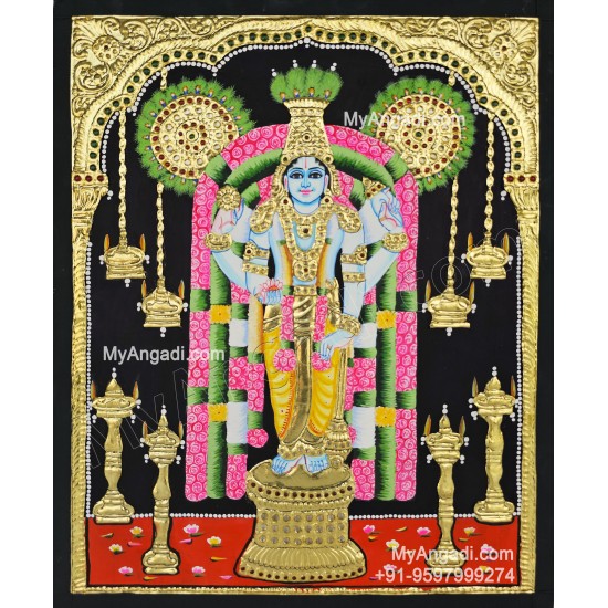 Guruvayurappan Tanjore Painting