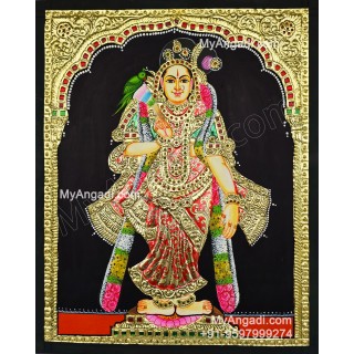 Aandal Tanjore Painting, Andal Tanjore Painting