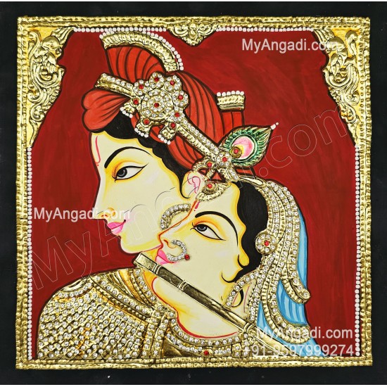 Radha Krishna Tanjore Paintings