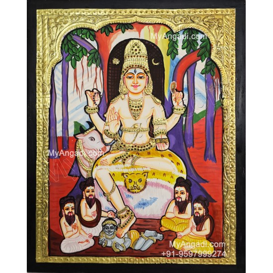 Dakshinamurthi Tanjore Painting