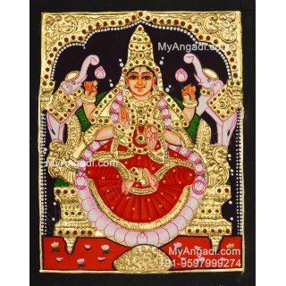 Gajalakshmi Tanjore Painting 