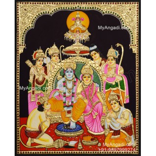 Ram Parivar Tanjore Painting