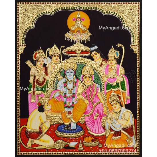 Ram Parivar Tanjore Painting