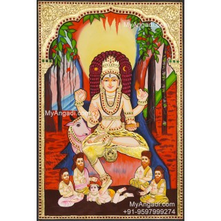 Dakshinamurthi Tanjore Painting