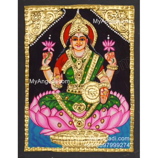 Lakshmi Devi Tanjore Painting