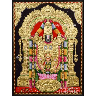 Balaji Lakshmi Tanjore Painting