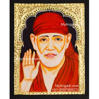 Saibaba Tanjore Painting