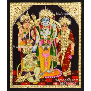 Ram Darbar Tanjore Painting