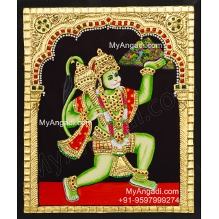 Hanuman Tanjore Painting