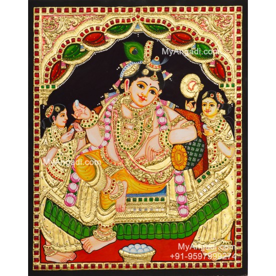 Krishna Tanjore Painting