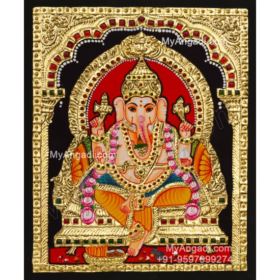 Ganapathi Tanjore Paintings