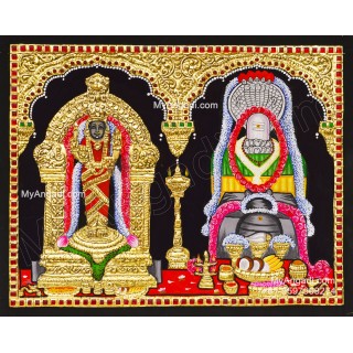 Vaitheeswaran Thaiyal Nayagi Tanjore Painting