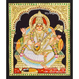 Saraswathi Tanjore Paintings