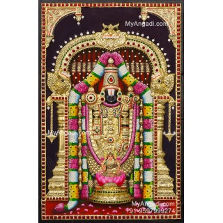 Balaji Lakshmi 3D Tanjore Painting